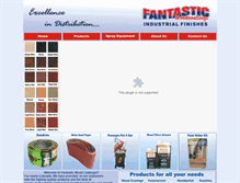 Tablet Screenshot of fantasticwoodcoatings.com